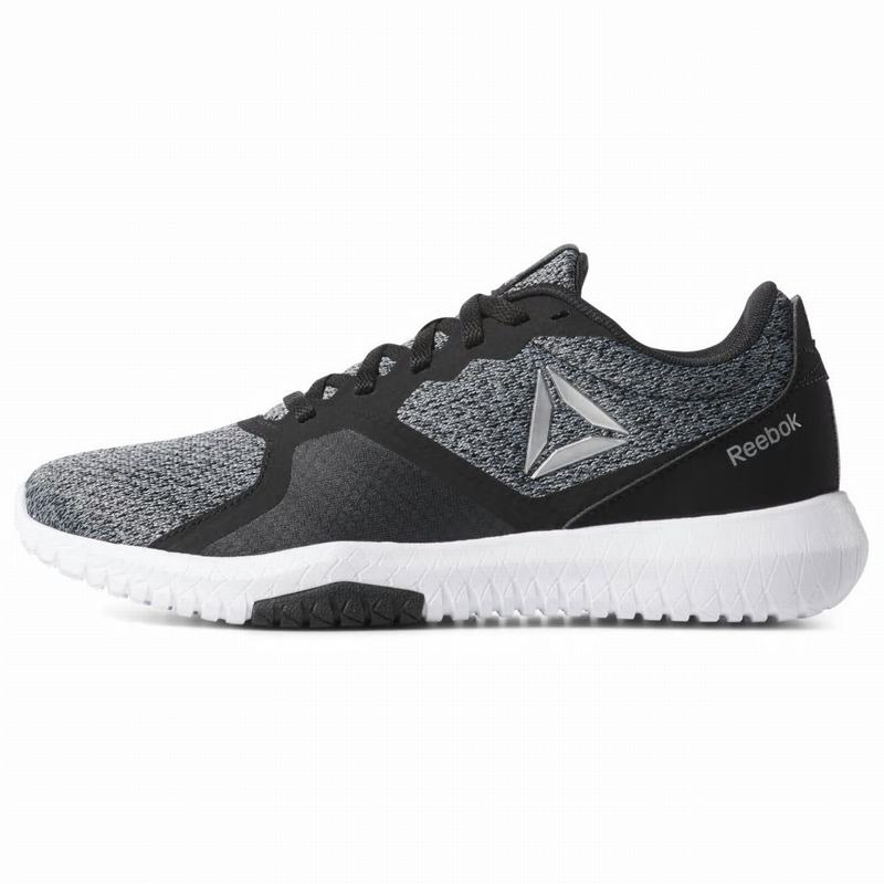 Reebok Flexagon Force Botasky Damske - Čierne/Siva/Biele TH3491QI